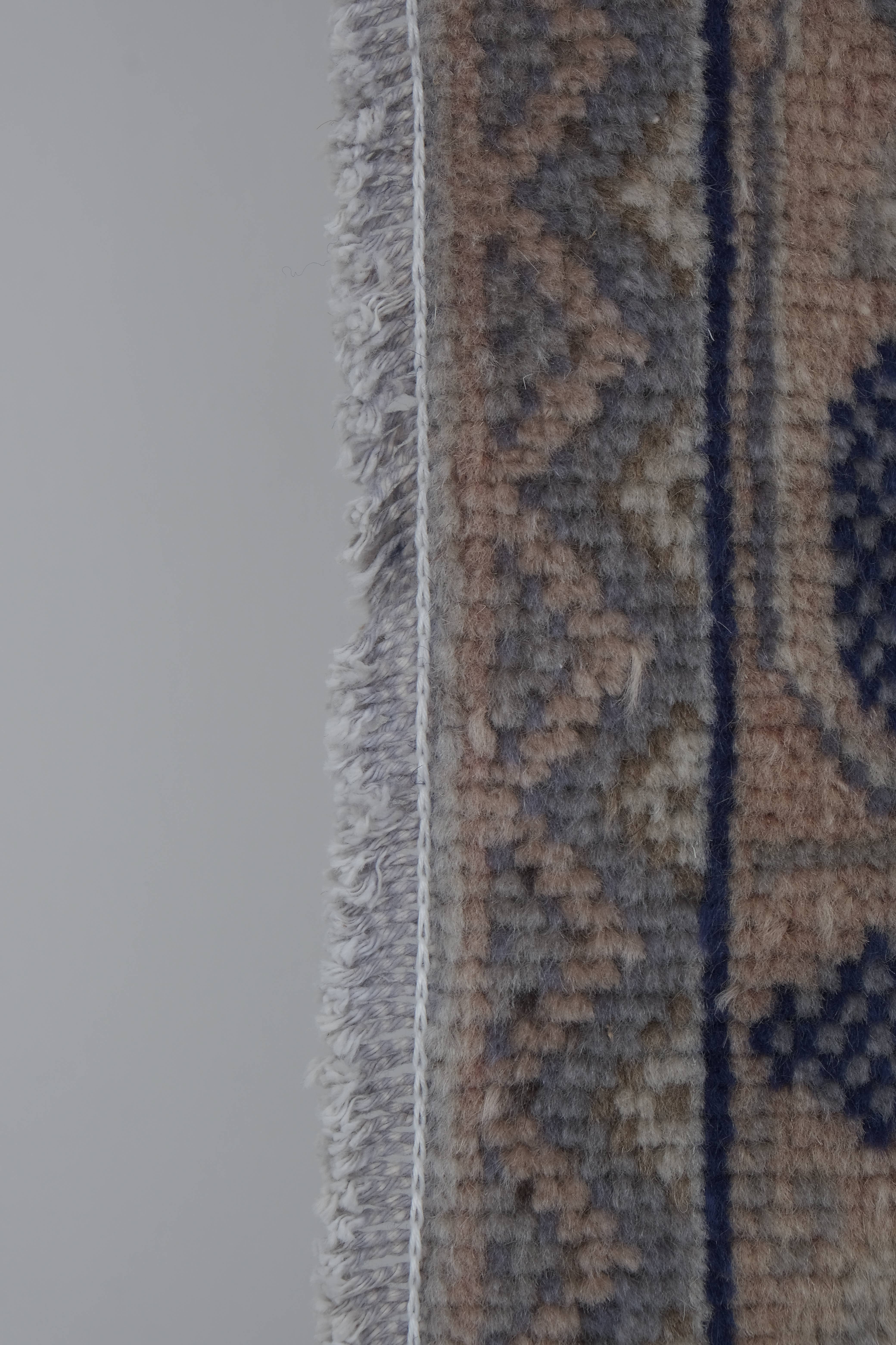 Hand-Embroidered Vintage Textile 43'' x 57''