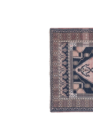 Vintage Turkish Konya Rug 4' x 6'9''
