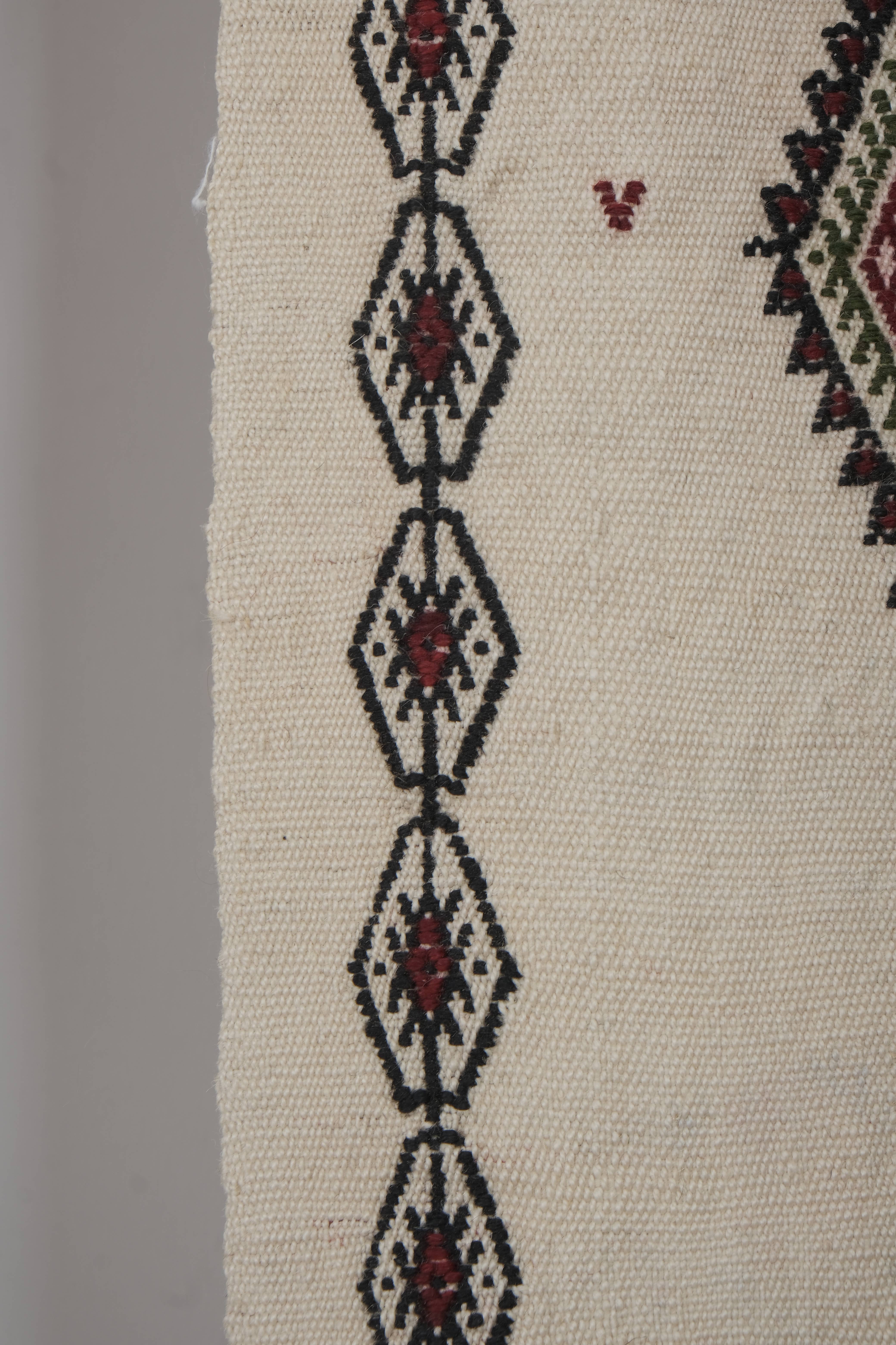 Vintage Turkish Kilim Runner 3' x 6'11''