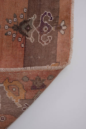 Vintage Turkish Konya Rug 5'1'' x 8'4''