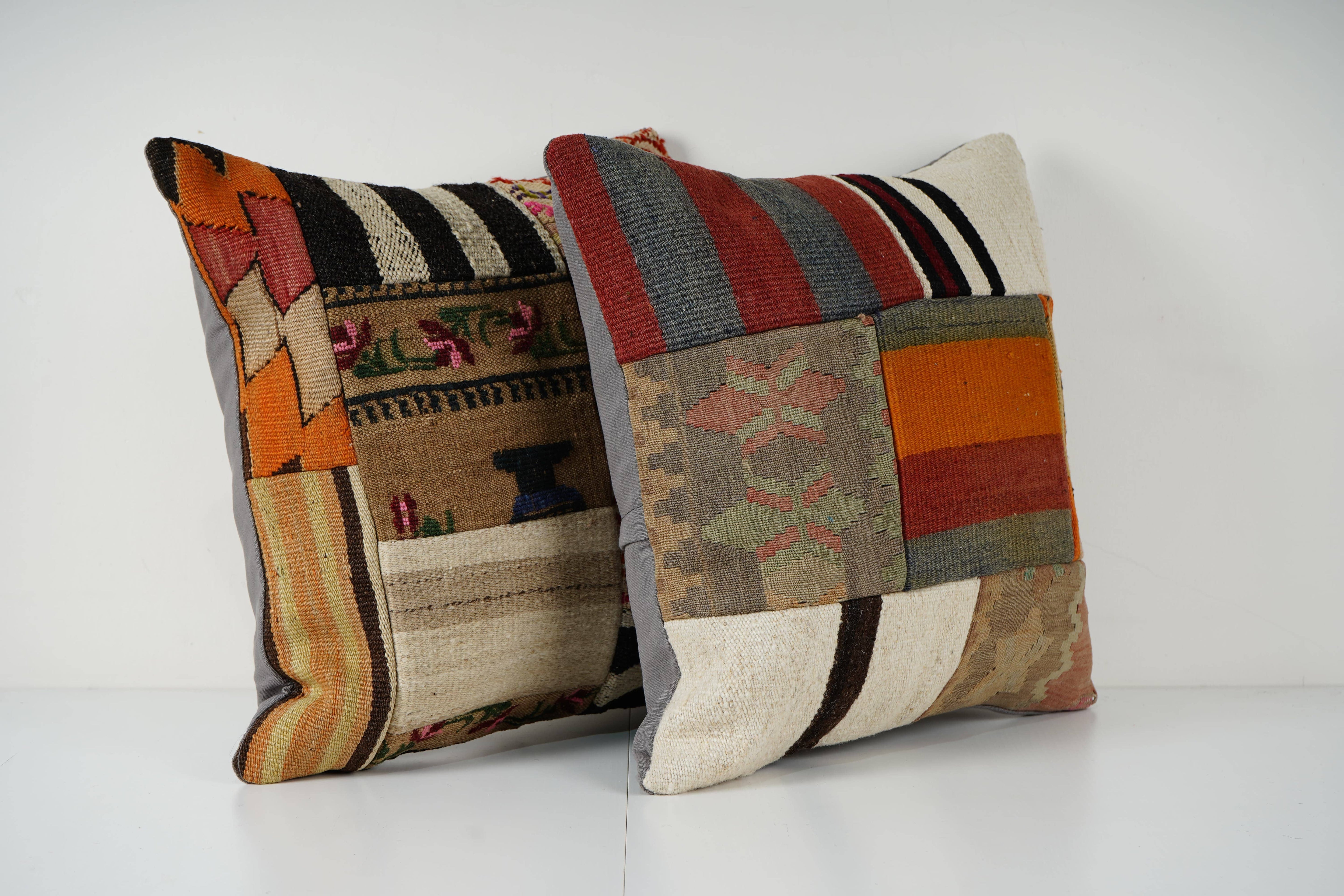 Kilim Pillow Cover Set of 2 | 20'' x 20''