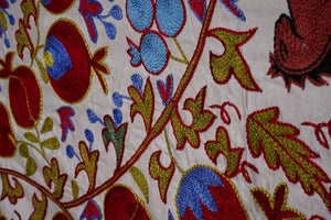 Horse Suzani Wall Hanging & Bedspread | 3'3'' x 6'