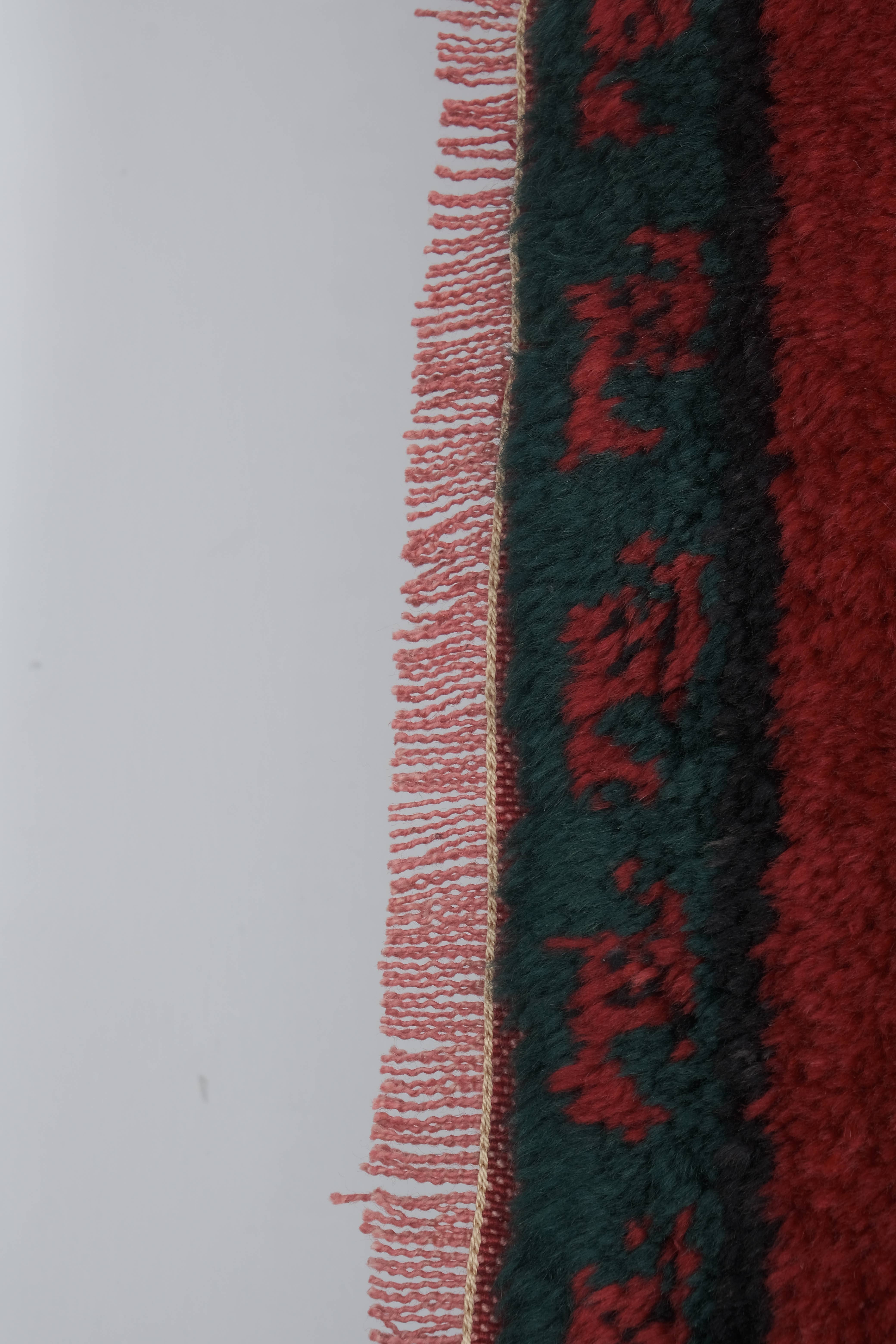 Vintage Turkish Shaggy Rug 41'' x 55''