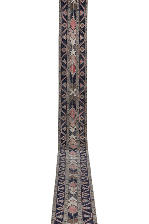 Vintage Turkish Runner Rug 1'8'' x 22'3''