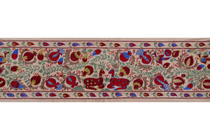 Hand-Embroidered Suzani Table Runner 1'9'' x 6'2''