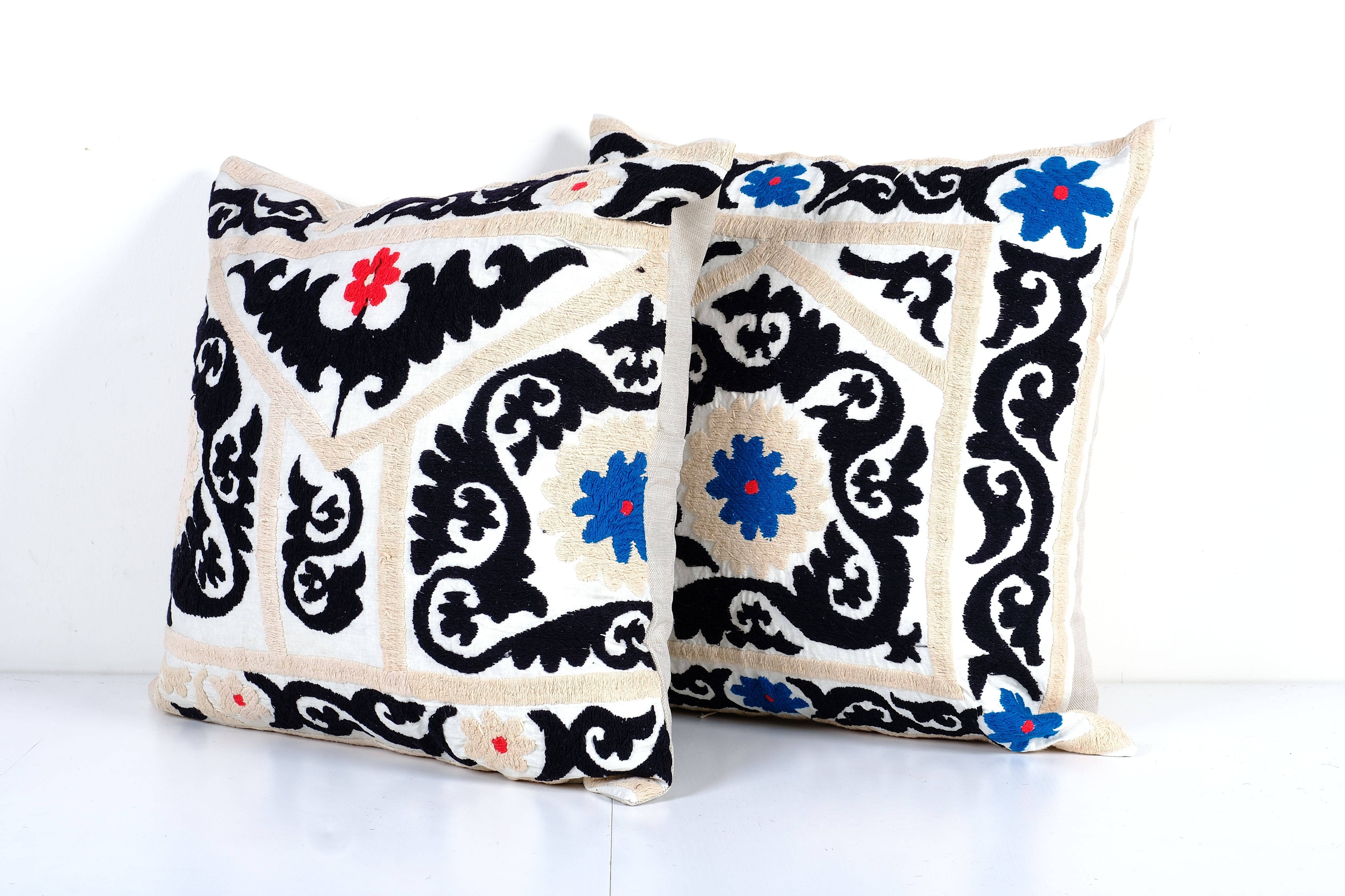 Suzani Pillow Cover Set of 2 | 21'' x 22''