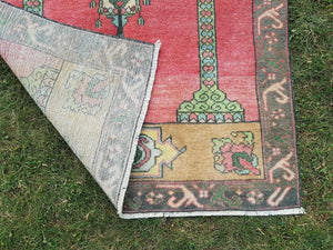 Vintage Oushak Rug 3'5'' x 5'4''