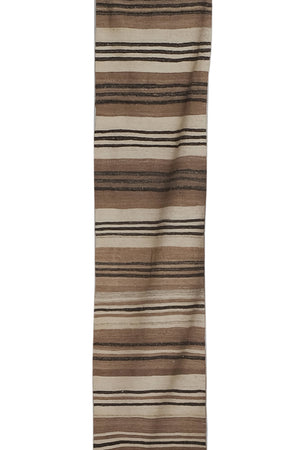 Vintage Turkish Kilim Runner 2'4'' x 25'11''