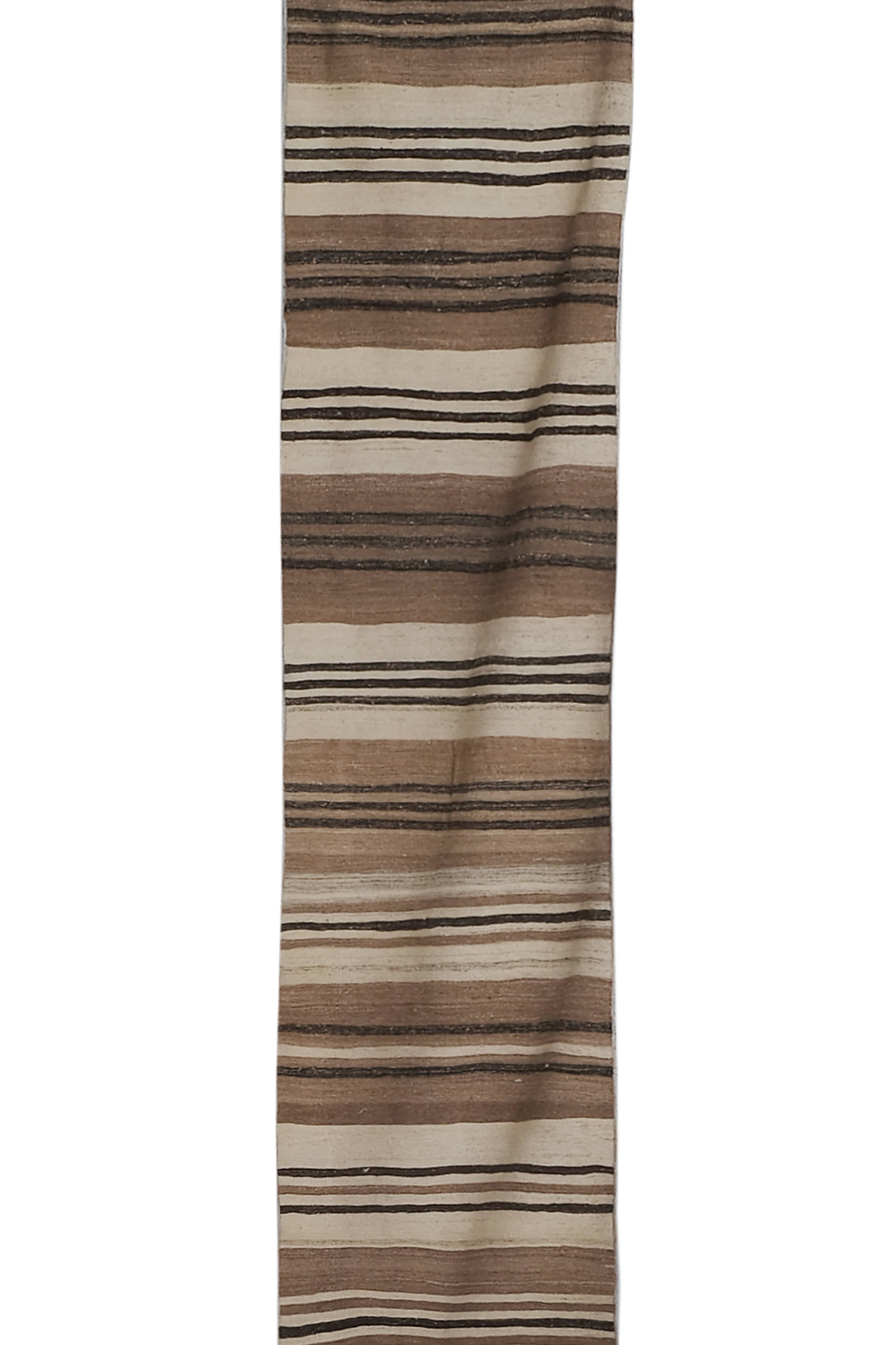 Vintage Turkish Kilim Runner 2'4'' x 25'11''
