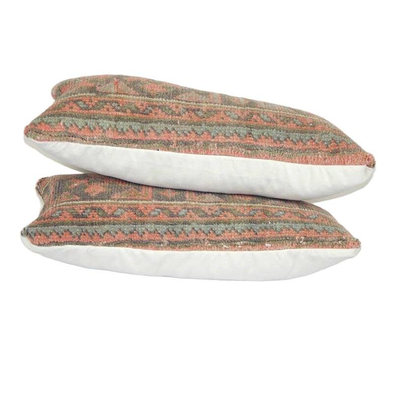 Rug Pillow Cover Set of 2 | 10'' x 22''