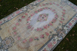 Vintage Turkish Rug 3'9'' x 6'11''