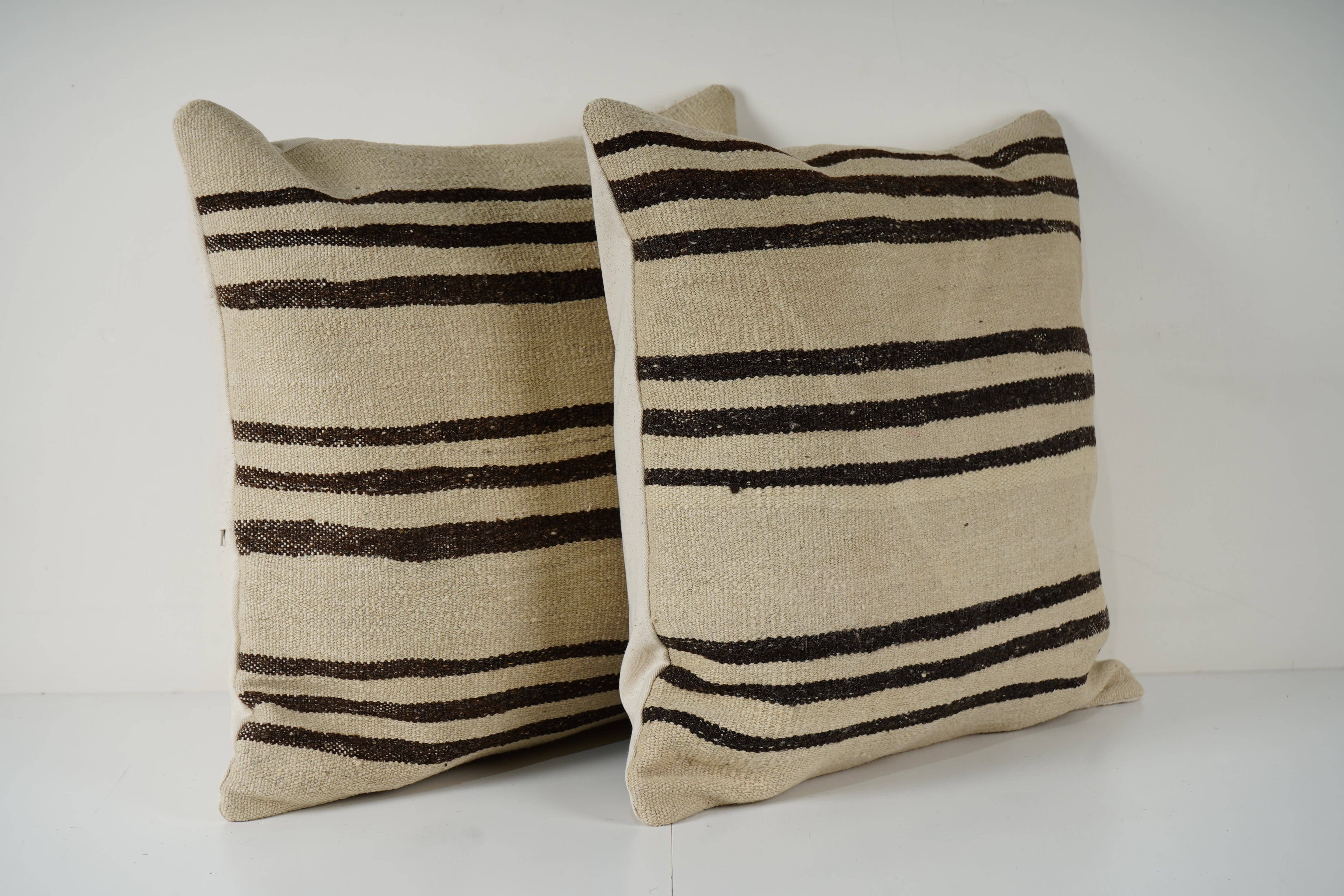 Kilim Pillow Cover Set of 2 | 24'' x 24''