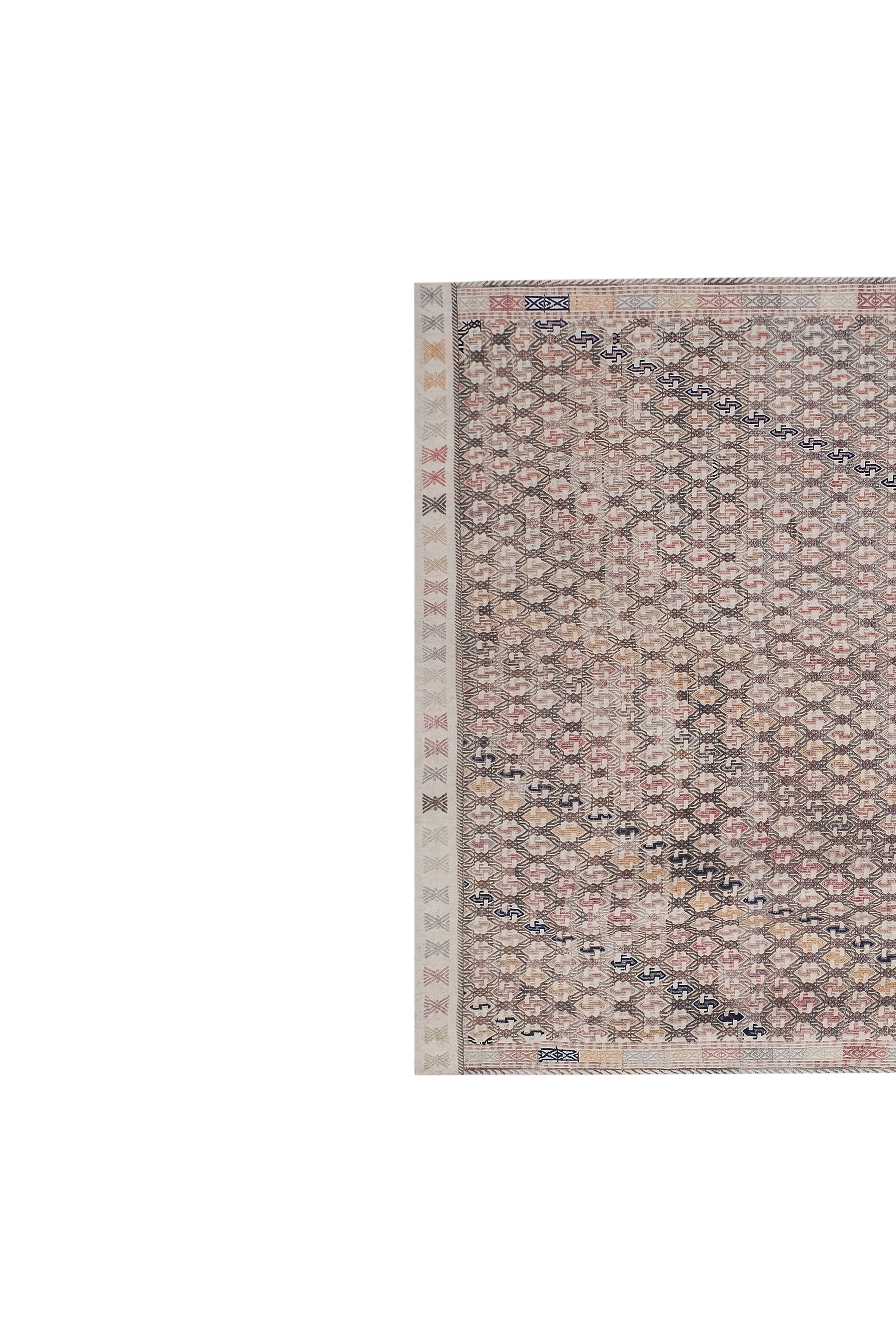 Vintage Turkish Kilim Rug 5'9'' x 8'4''