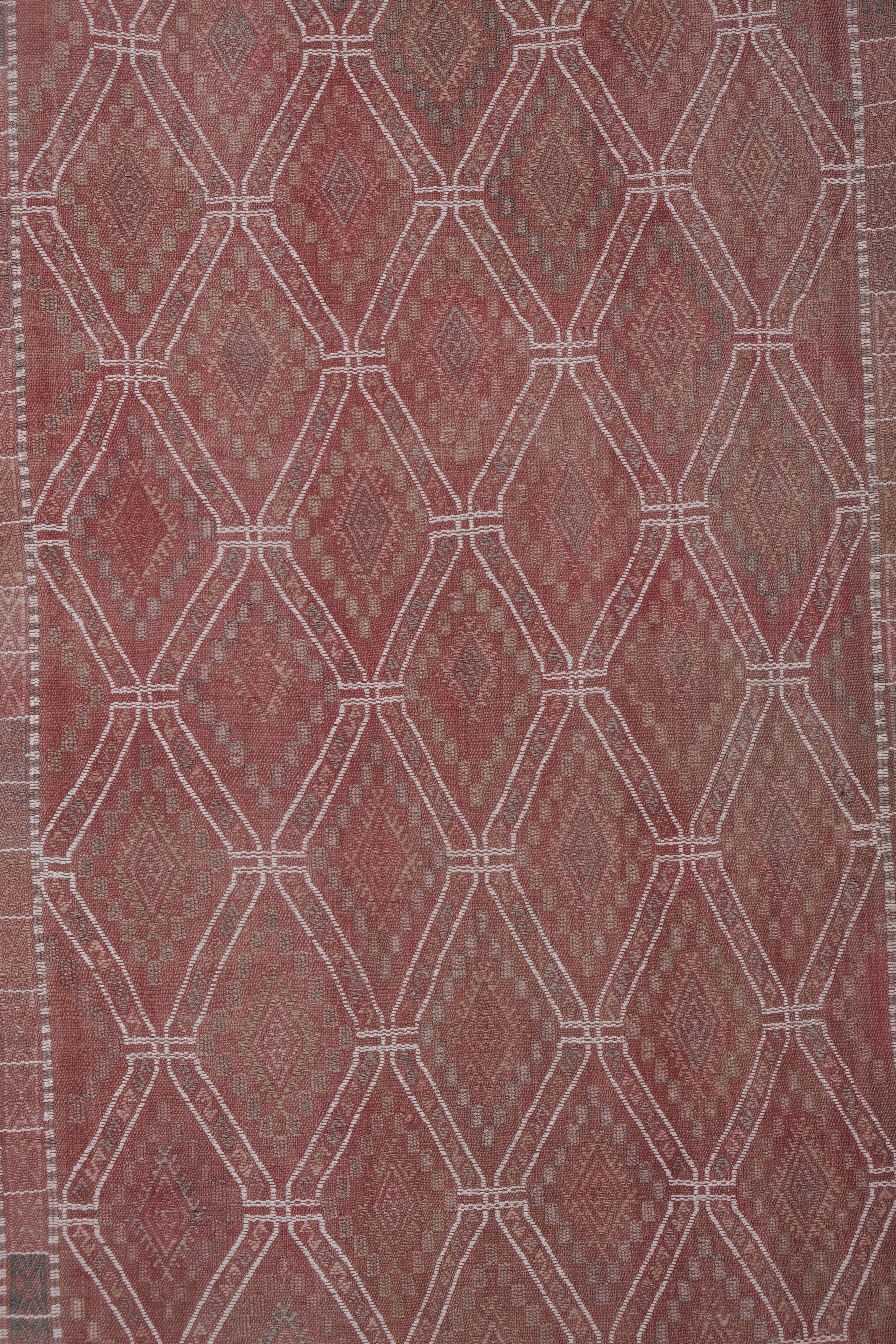 Vintage Turkish Kilim Runner 2'8'' x 9'6''