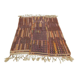 Vintage Turkish Kilim Rug 4'2'' x 5'