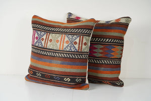 Kilim Pillow Cover Set of 2 | 20'' x 20''