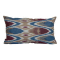 Silk Ikat Velvet Pillow Cover | 12'' x 20''