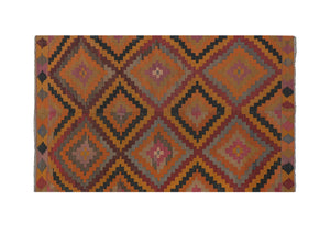 Vintage Turkish Kilim Rug 6'5'' x 10'6''
