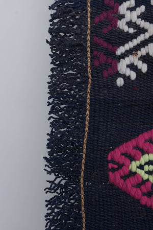 Vintage Kurdish Kilim Rug 5'7'' x 9'8''