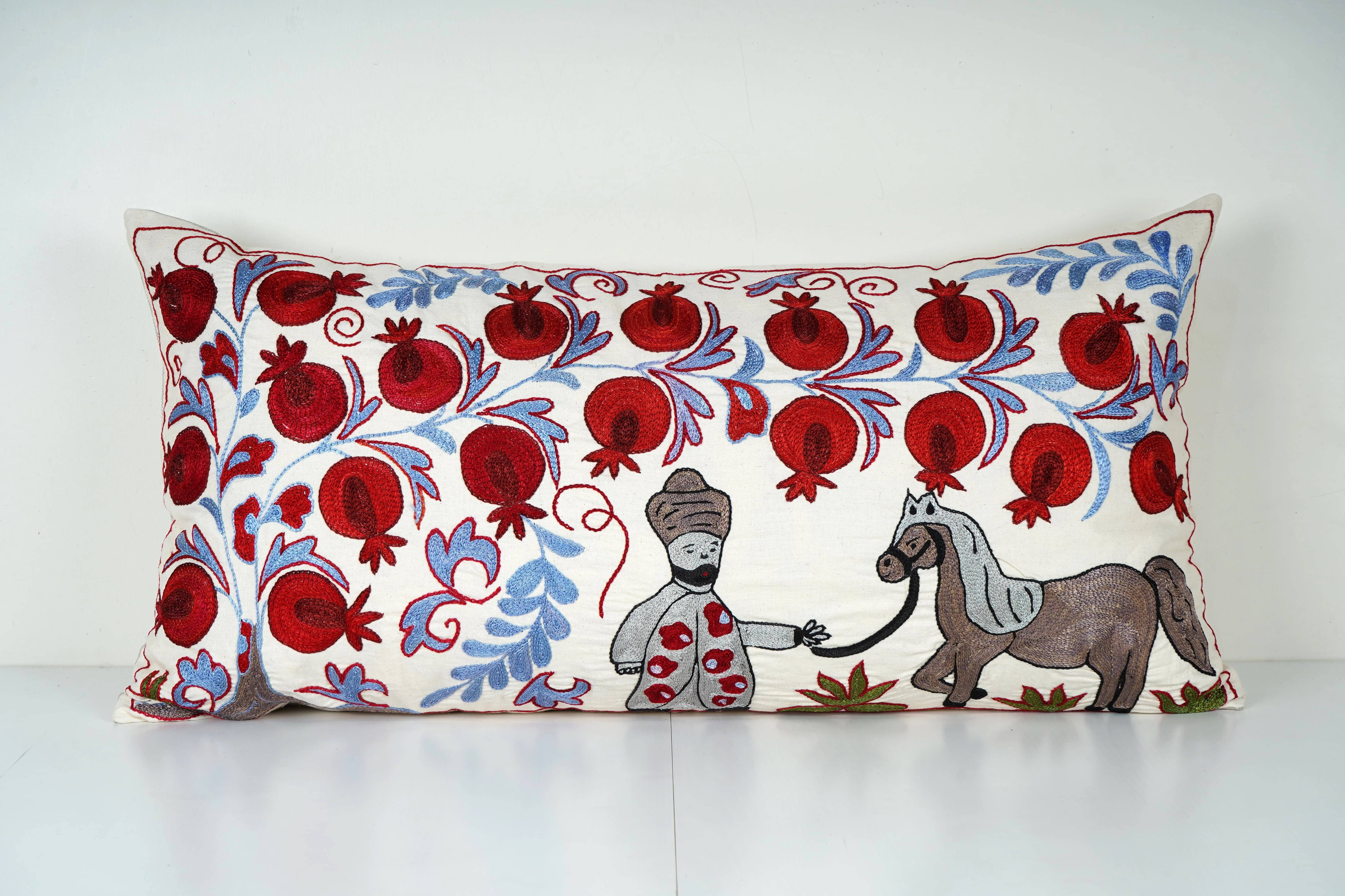 Suzani Bedding Pillow Cover | 18'' x 34''