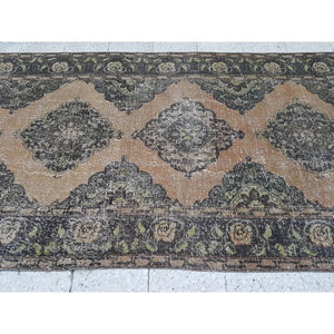 Vintage Turkish Anatolian Oushak Rug 4'7'' x 12'4''