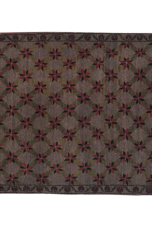 Vintage Turkish Shaggy Rug 3'9'' x 8'