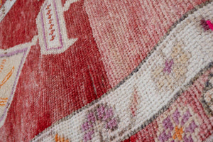 Vintage Herki Oushak Runner 2'9'' x 11'4''