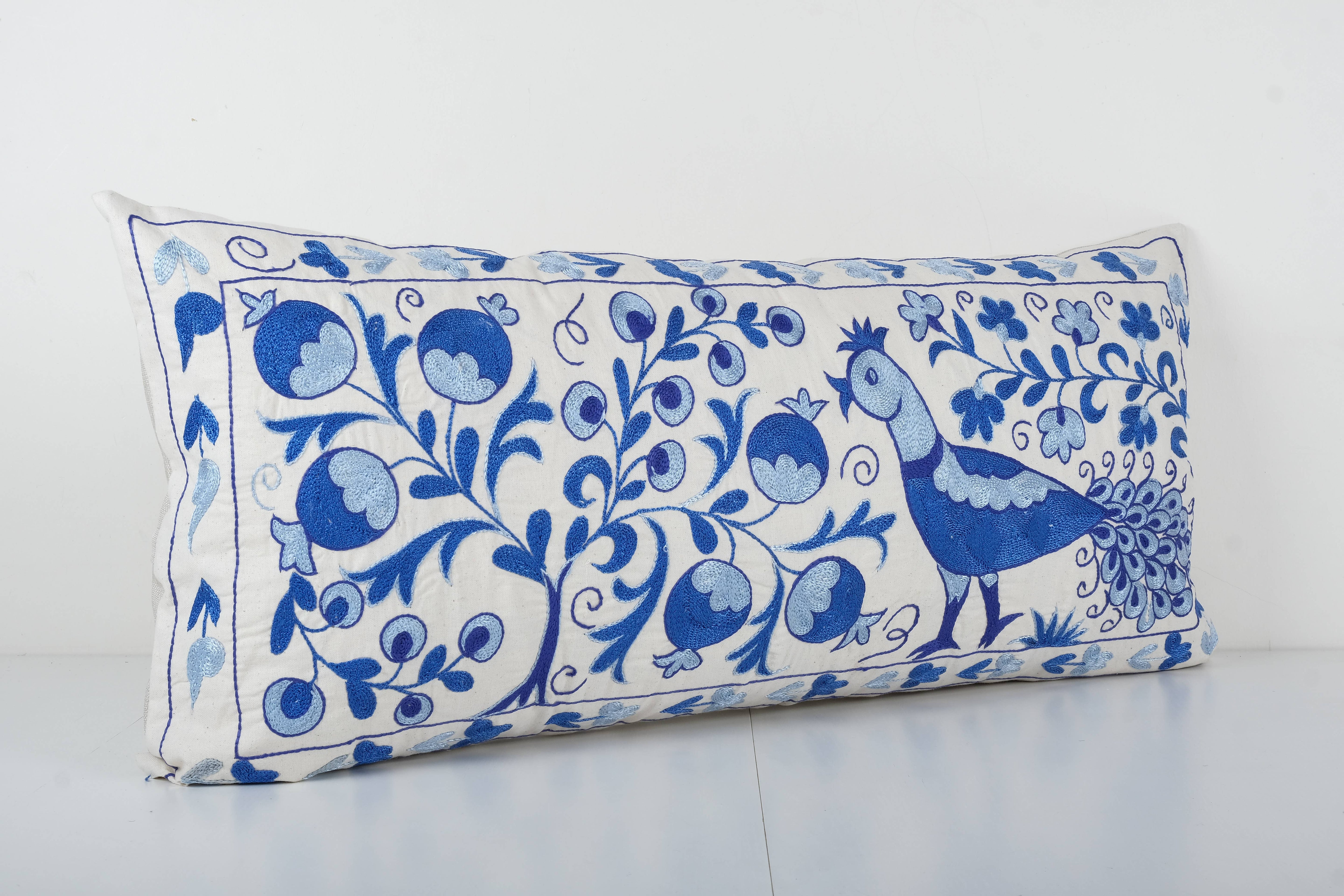 Fish Suzani Bedding Pillow Cover | 18'' x 38''