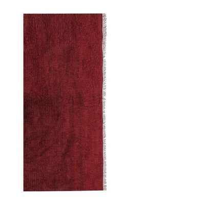 Vintage Red Color Turkish Shag Tulu Rug 5'6" X 7'11"