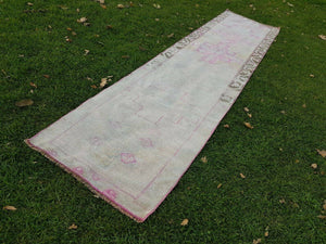 Vintage Herki Runner Rug 3' x 12'6''