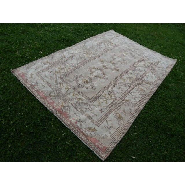 Vintage Turkish Rug 5'3'' x 7'6''