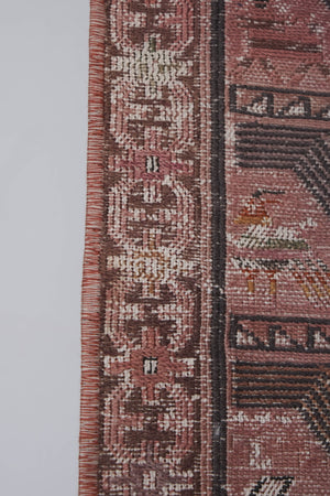 Vintage Turkish Soumac Rug 4'2'' x 6'1''