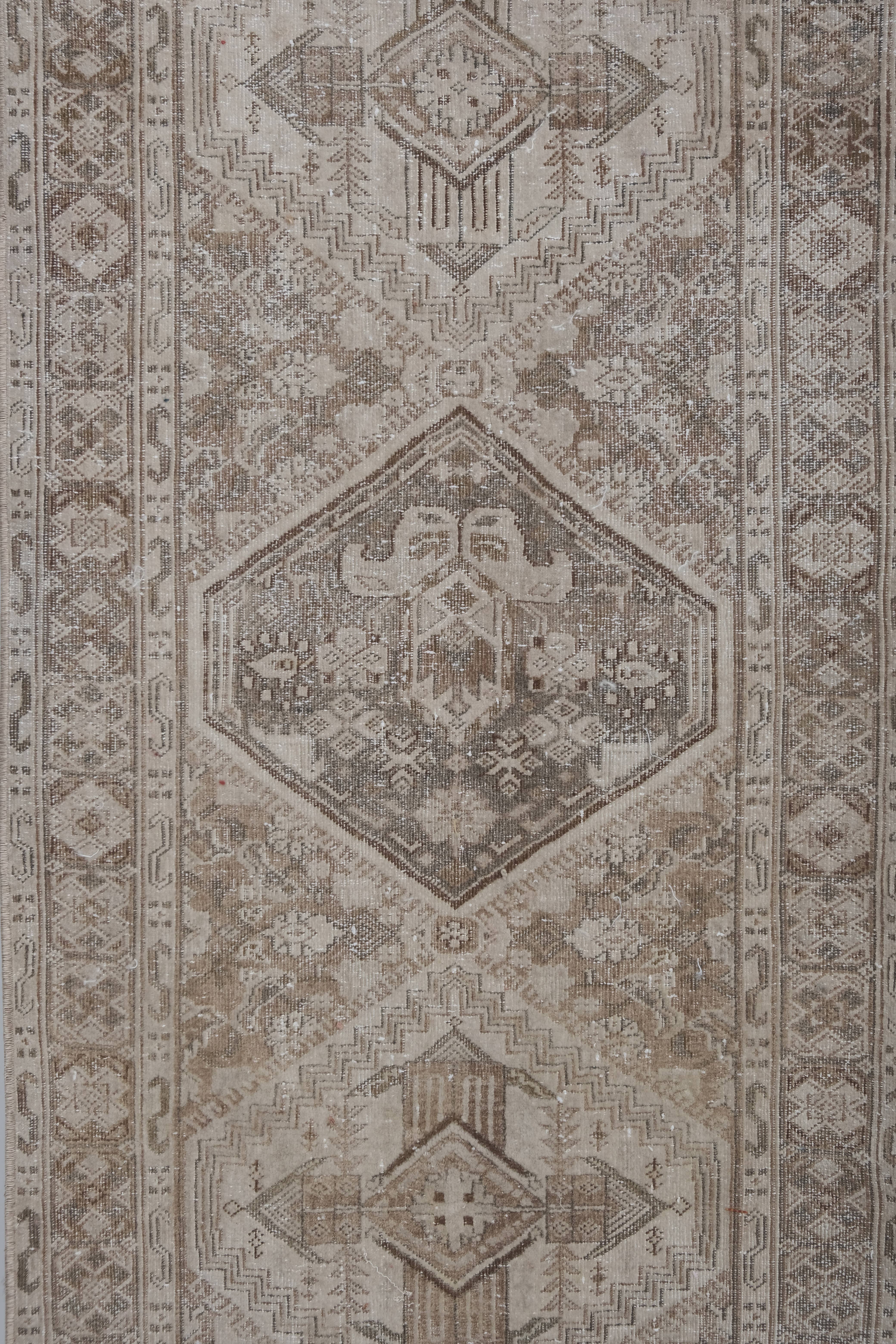 Vintage Turkish Runner Rug 2'6'' x 14'1''