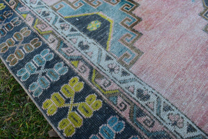 Vintage Caucasian Runner Rug 4'5'' x 10'10''