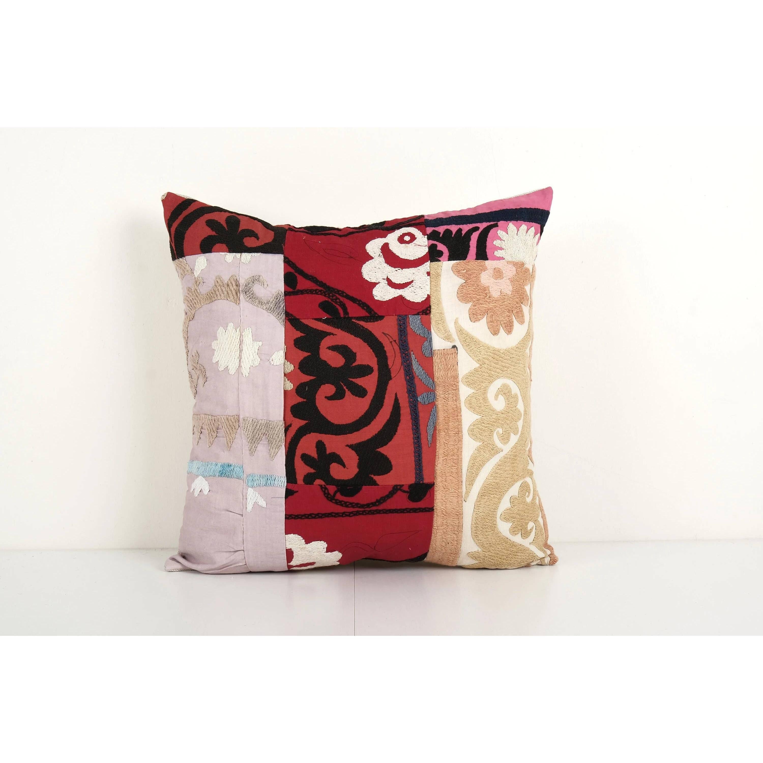 Kilim Patchwork Pillow Cover | 18'' x 19''