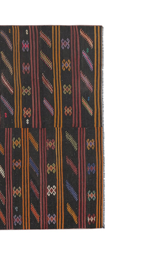 Vintage Turkish Kilim Rug 7'7'' x 9'2''