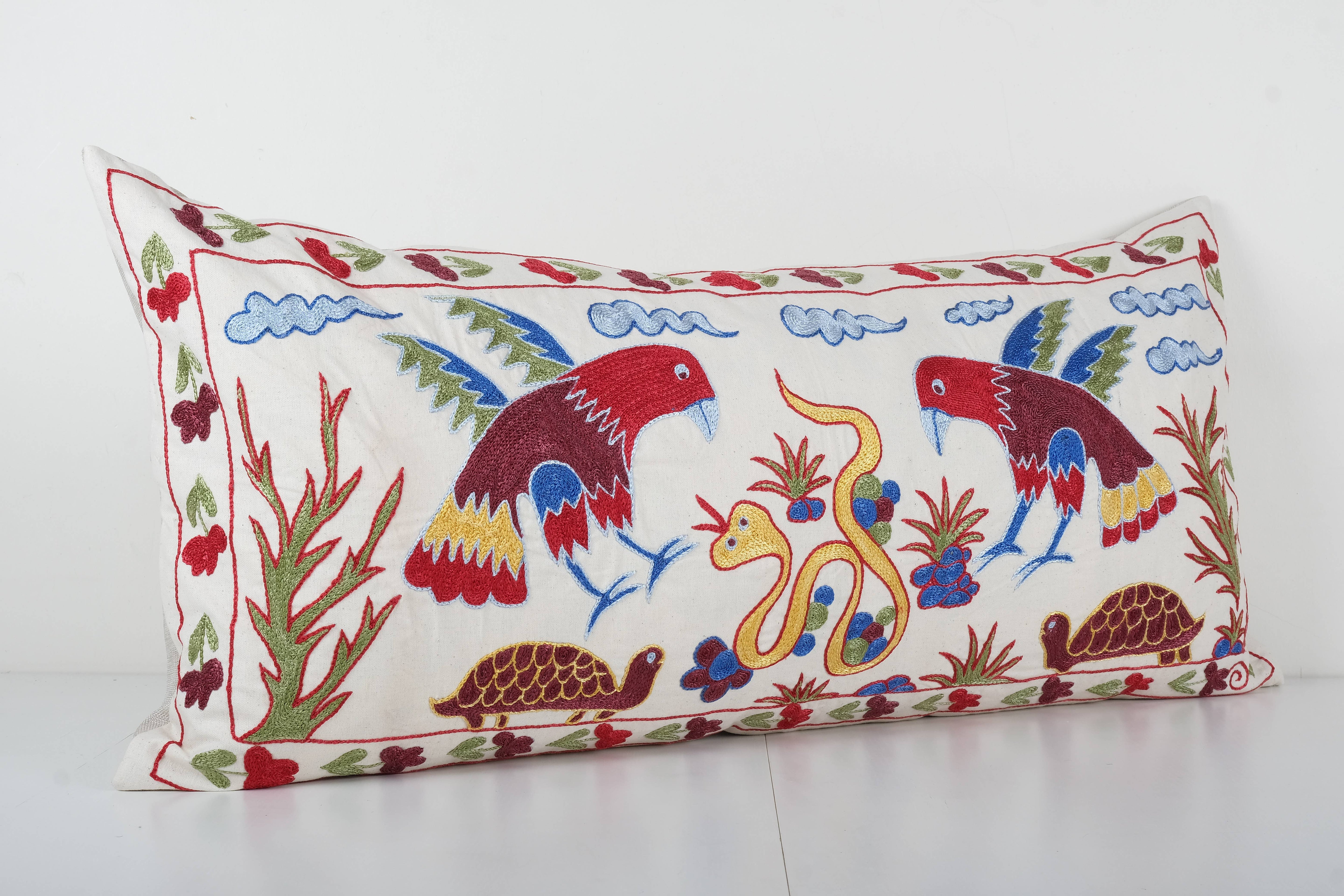 Suzani Bedding Pillow Cover | 18'' x 38''