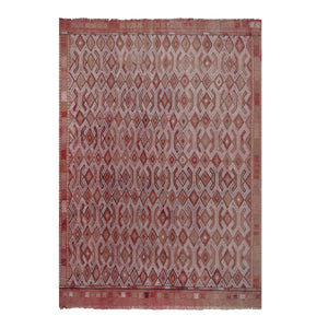 Vintage Turkish Kilim Rug 5'2'' x 7'7''