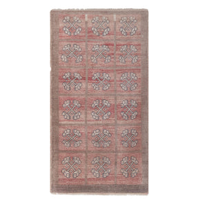 Vintage Turkish Karapinar Runner Rug 3' x 5'6''