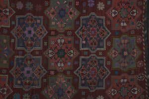 Vintage Turkish Kilim Rug 6'9'' x 9'6''