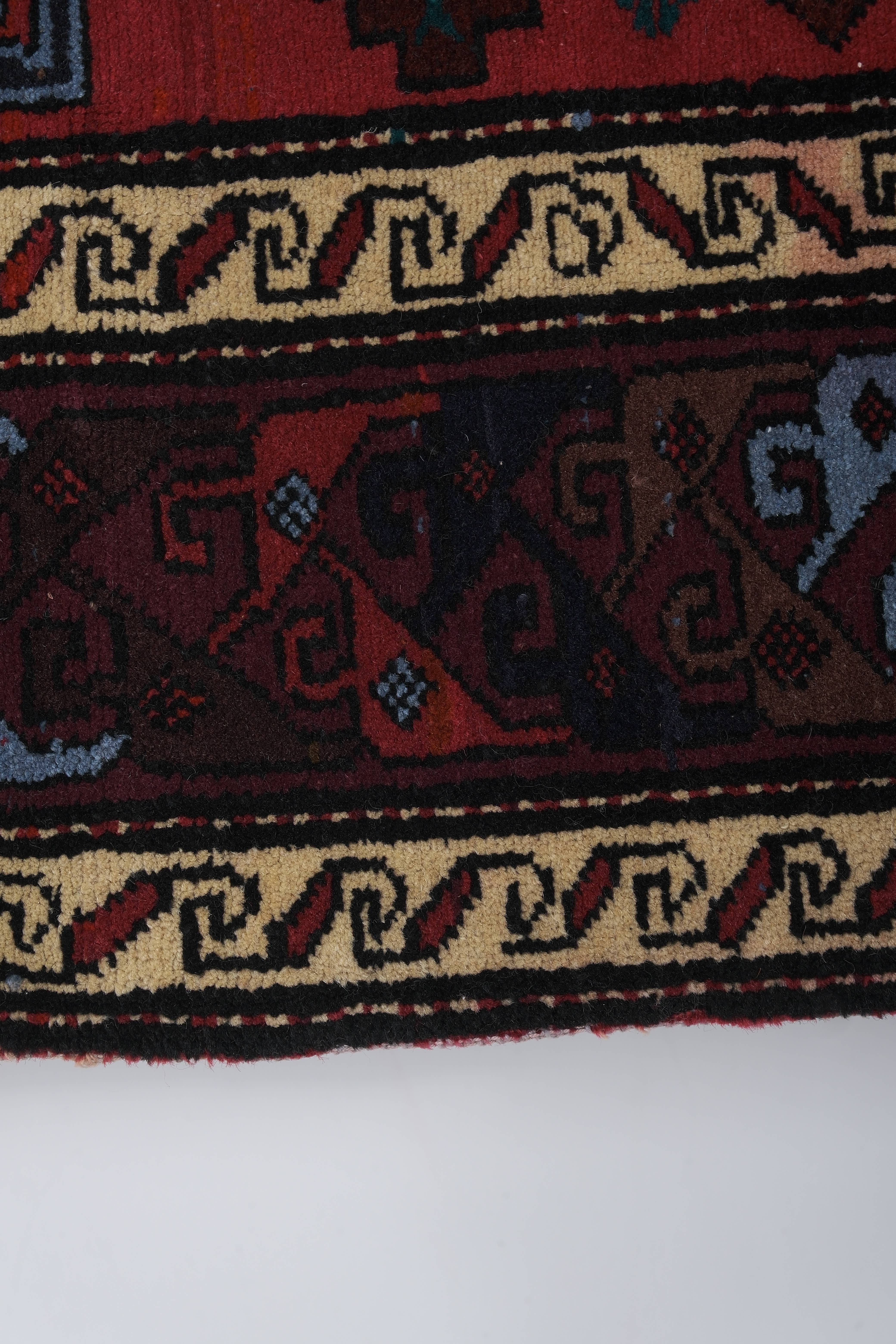 Vintage Caucasian Rug 4'3'' x 5'7''