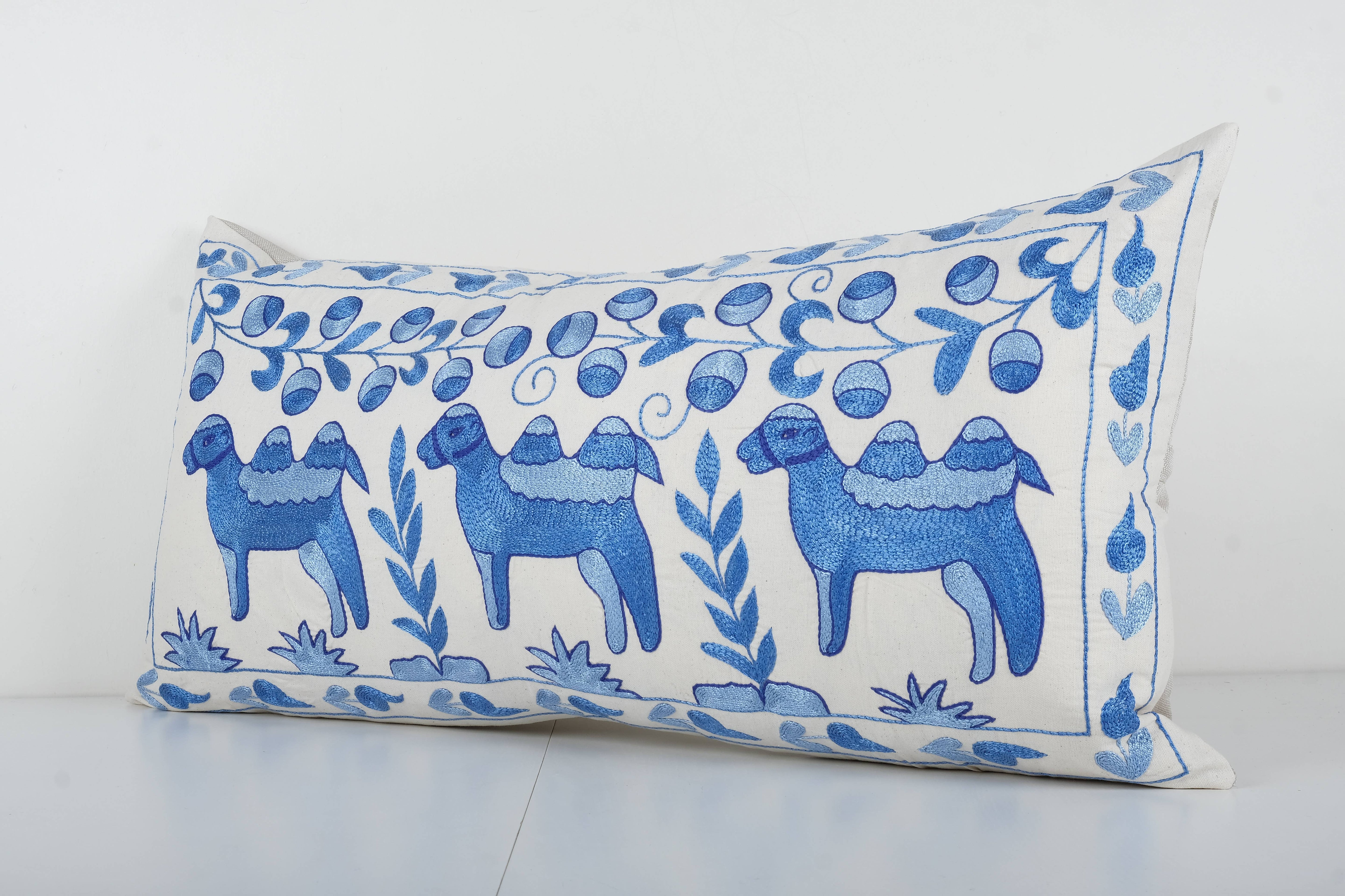 Suzani Bedding Pillow Cover | 18'' x 38''