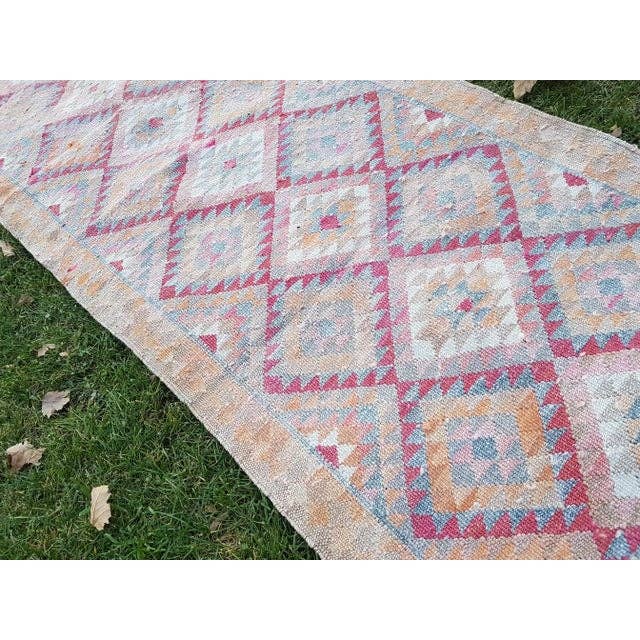 Vintage Herki Kilim Runner 2'8'' x 9'10''