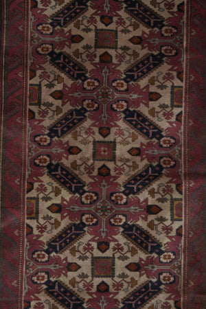 Vintage Caucasian Rug 4'2'' x 6'3''