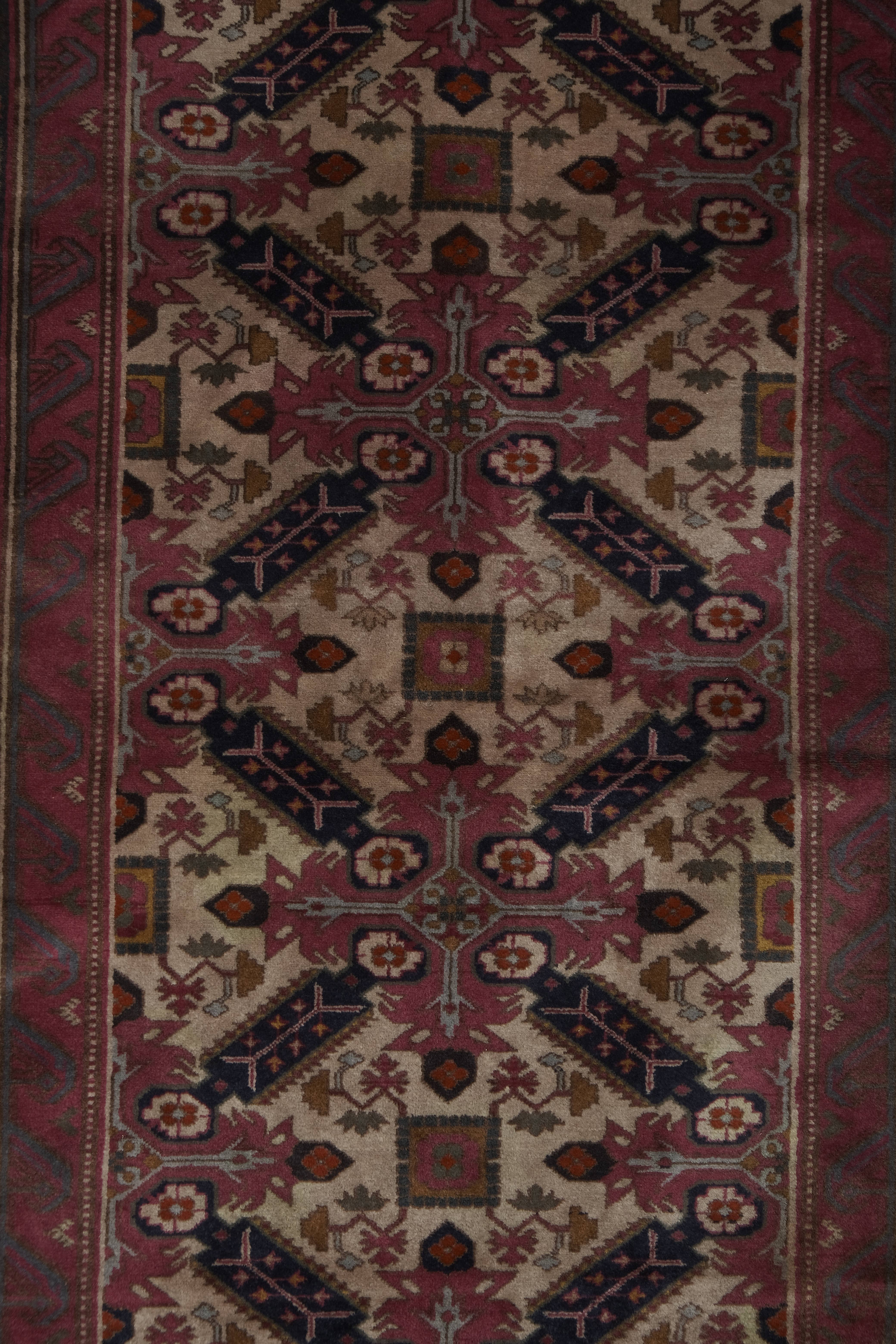 Vintage Caucasian Rug 4'2'' x 6'3''
