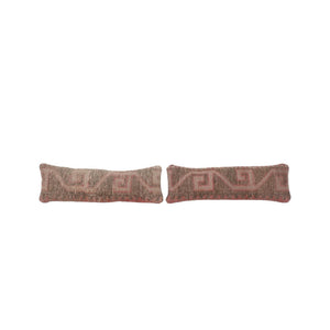 Rug Pillow Cover Set of 2 | 8'' x 24''