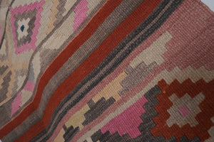 Vintage Turkish Anatolian Kilim Runner 2'7'' x 22'6''