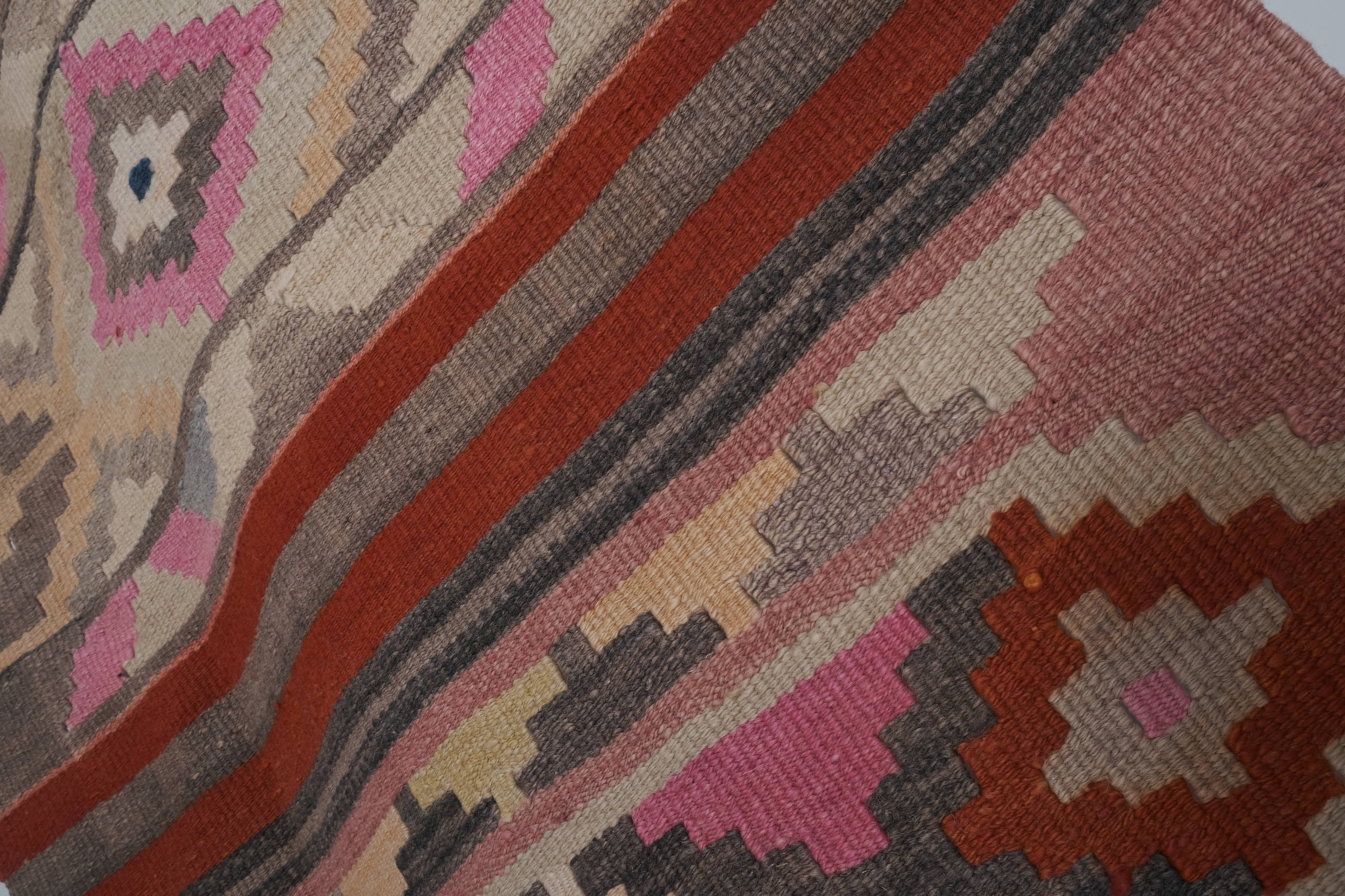 Vintage Turkish Anatolian Kilim Runner 2'6'' x 21'11''