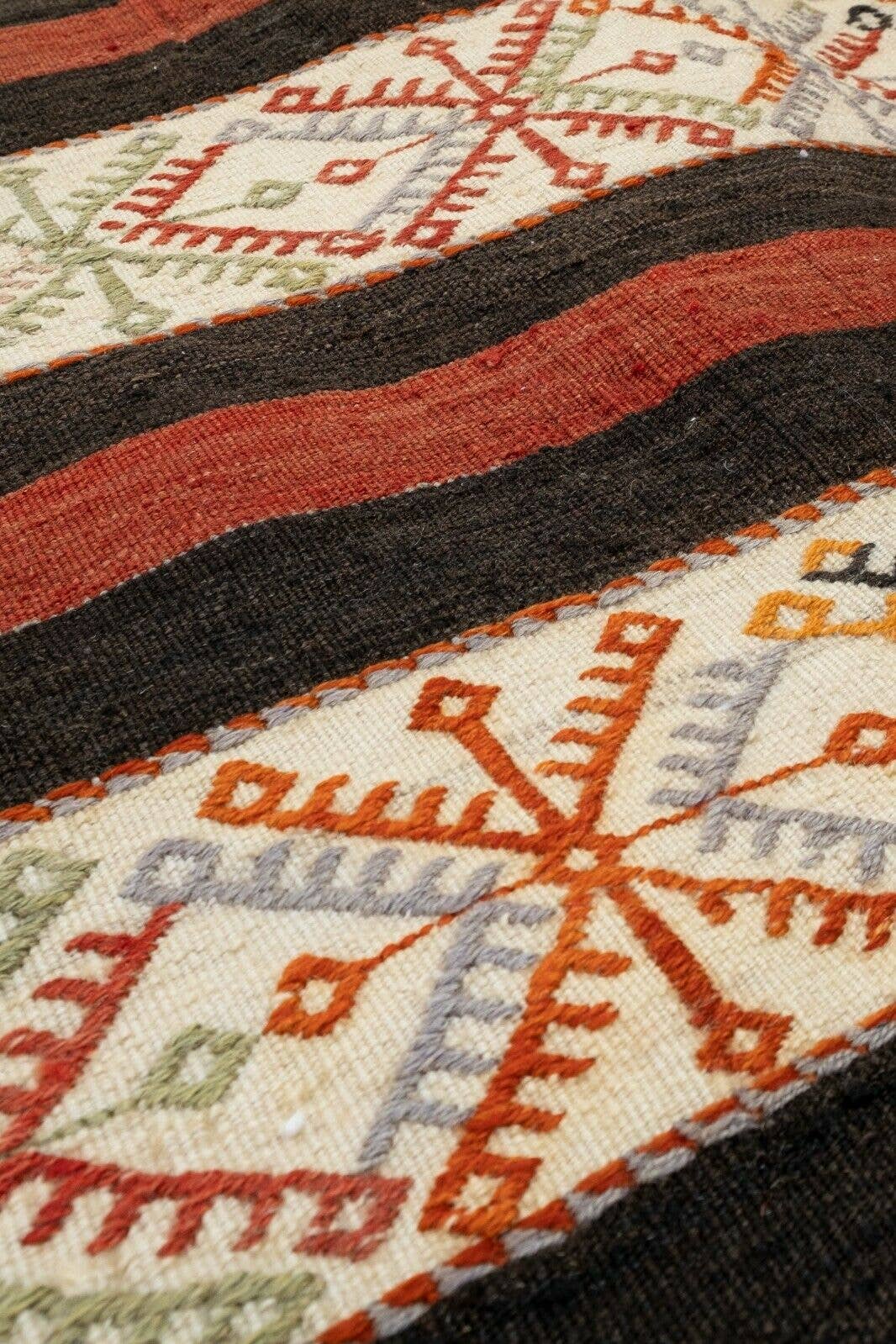 Vintage Turkish Kilim Runner 2'1'' x 7'4''