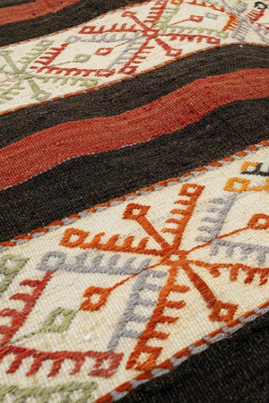 Vintage Turkish Kilim Runner 2'1'' x 7'4''